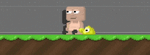 A player wearing the Pet Slime