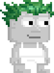 A player wearing the Classy Comic's Hair