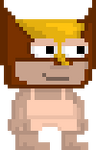 A player wearing the Crimefighter Mask - Autumn.