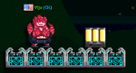 A player wearing the Rok's Fists (Transformed)