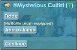 Cultists info when wrenched