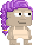 A player wearing the Pop Demon's Hair