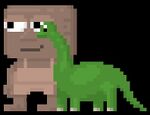 A player wearing the Green Pet Apatosaurus