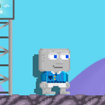 A player wearing the Nerd Sweater