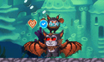 A player wearing the Ahool set