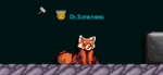 A player wearing the Red Panda Spirit (transformed)