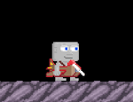 A player wearing the Cardboard Sky Starter