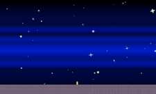 Render of a world with the Warp Speed weather