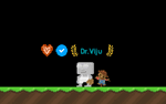 A player wearing the Scarecrow Pet