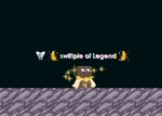 A player wearing swiftpie's Aura-Mantle with Only Stardust Aura.