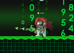 A player wearing the Digital Bow