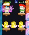 A player getting 555 on the Angelic Counting Cloud