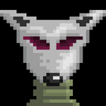 The animation of Head Bangin’ Steel Wolf
