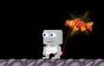 A player wearing the Koi Lantern Kite