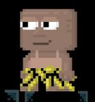 A player wearing the Golden Crystal Skirt