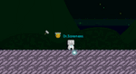 A player wearing the Aurora and Igniculus - before transforming