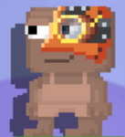 A player wearing a Space Opera Mask