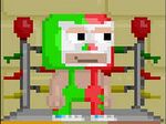 El Peligro inside the Wrestling Ring.