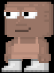 A player wearing the Moon Boots