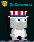 A player wearing the Stars and Stripes Hat