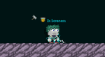 A player wearing the full Student Hero Set