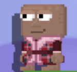 A player wearing a Hikers Dressing Gown