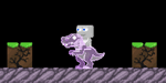 A player wearing the Aurorasaurus Rex