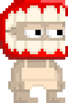A player wearing the Circus Teeth