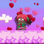 A player wearing the Fancy Flute