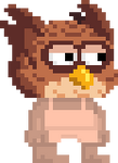 A player wearing an Owl Mask.