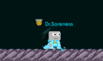 A player wearing the Royal Cape of Dunes