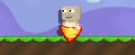 A player with the Edvoid's Fire-Nado equipped