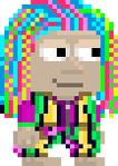 A player wearing the full Raver Set.
