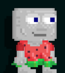 A player wearing the Watermelon Dress