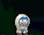 A player wearing the Basim set