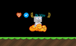 A player wearing the Cumulus Cloud.