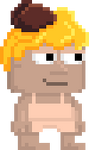 A player wearing the Masculine Sunflower Hair.