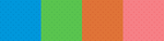 Four different textures of the Pueblock wallpaper.