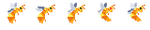 The pet particles of the Paper Wasp Pet