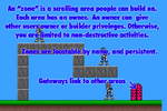 Concept of "zones", a.k.a. worlds