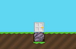 A Bedrock under a Main Door