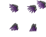 The textures of Dark Aurora Wings