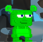 A player wearing the Stinky Ogre Ears