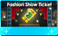 Fashion Show Ticket Store Button.