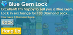 Blue Gem Lock