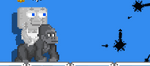 The Riding Gorilla's punch effect