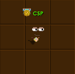 A player wearing a Harvest Moon Charm with One Ring equipped