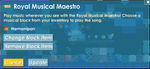 Royal Musical Maestro's Customizable Features