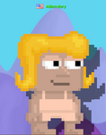 A player with a Blonde Bombshell equipped
