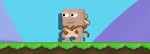 A player wearing the Monkey On Your Back